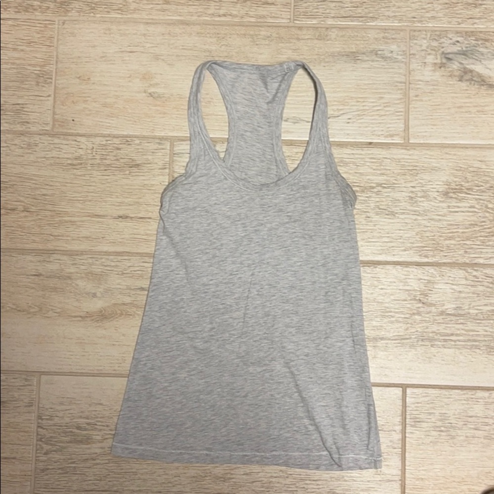 Grey lululemon tank